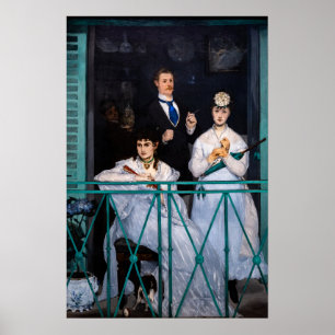Póster Edouard Manet - El Balcón / Le Balcon