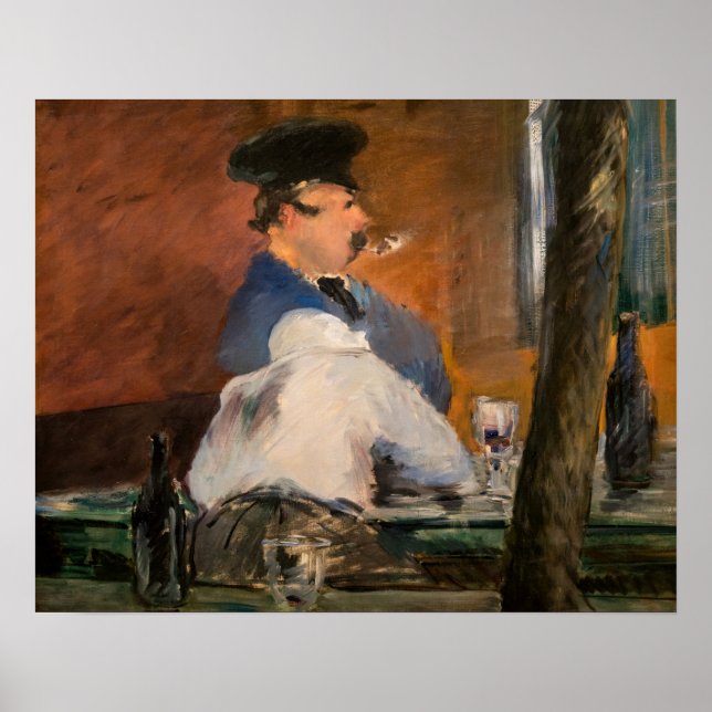 Póster Edouard Manet - El Bar, Le Bouchon (Frente)