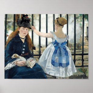 Póster Edouard Manet - El ferrocarril