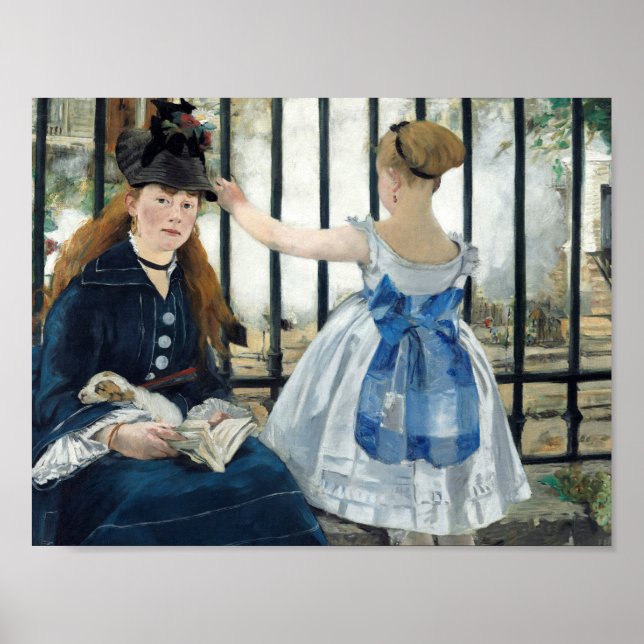 Póster Edouard Manet - El ferrocarril (Frente)