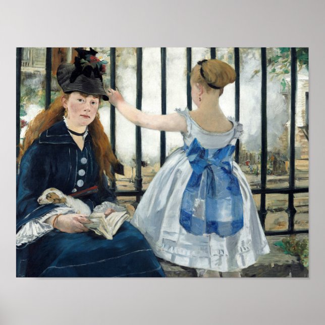 Póster Edouard Manet - El ferrocarril (Frente)