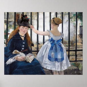 Póster Edouard Manet - El ferrocarril