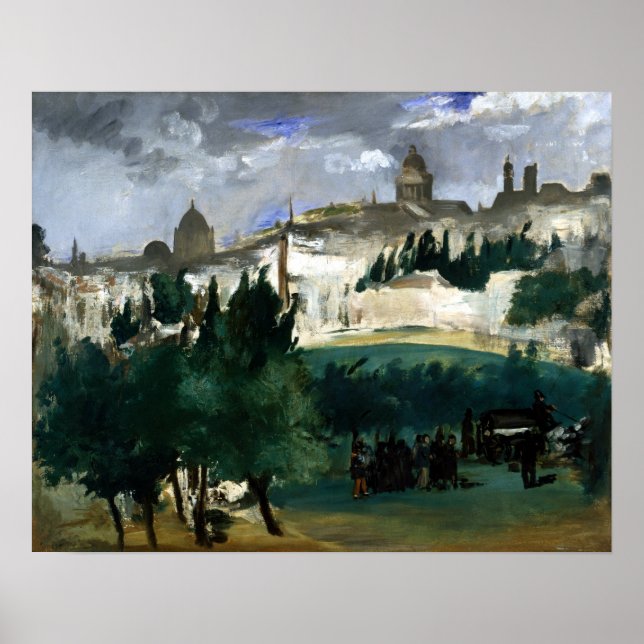 Póster Édouard Manet El Funeral (Frente)