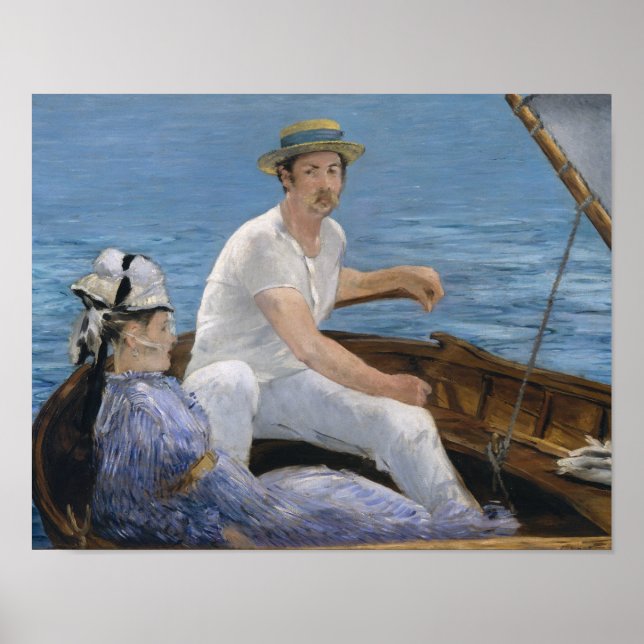 Póster Edouard Manet - Embarcación (Frente)
