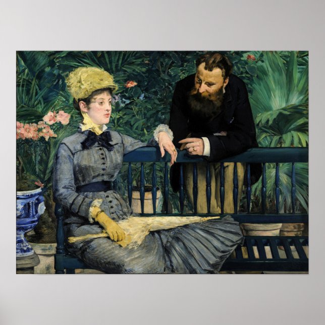 Póster Edouard Manet - En el Conservatorio (Frente)