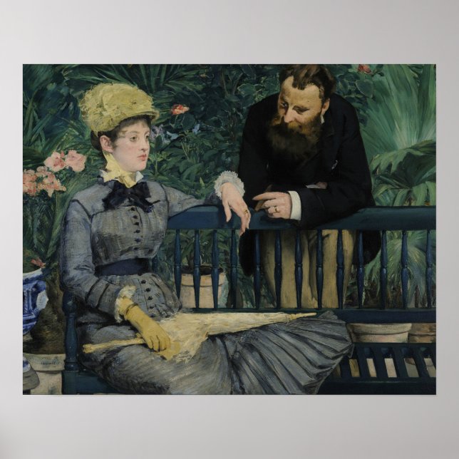 Póster Edouard Manet - En el Conservatorio (Frente)