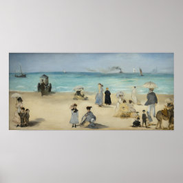 Póster Edouard Manet - En la playa, Boulogne-sur-Mer