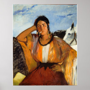 Póster Edouard Manet - Gitano Con Cigarrillo