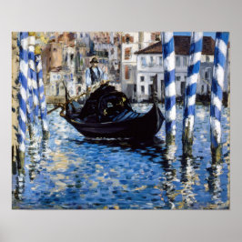 Póster Edouard Manet - Gran Canal, Venecia