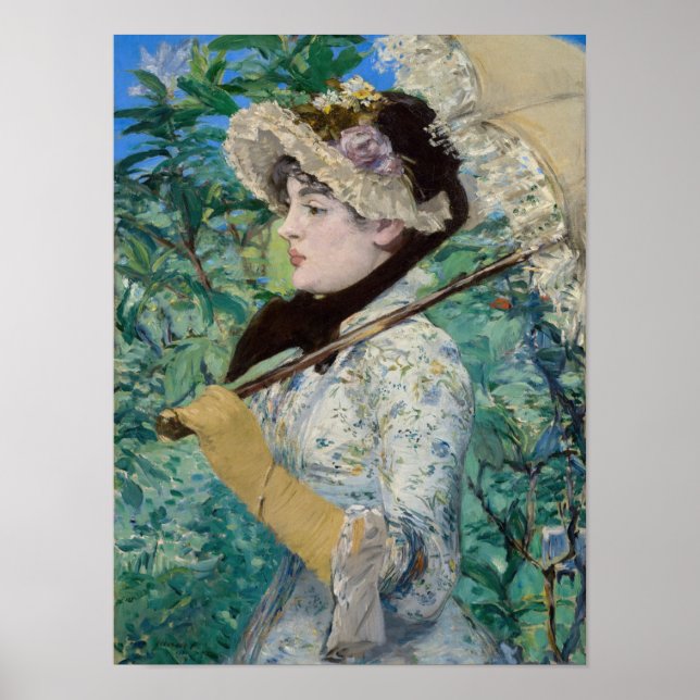Póster Edouard Manet - Jeanne / Primavera (Frente)