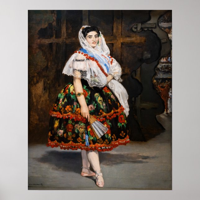 Póster Edouard Manet - Lola de Valence (Frente)