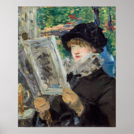 Póster Edouard Manet - Mujer leyendo
