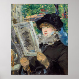 Póster Edouard Manet - Mujer Leyendo