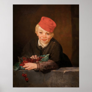 Póster Edouard Manet - Niño con Cerezas