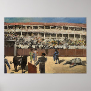Póster Edouard Manet - Pelea de toros