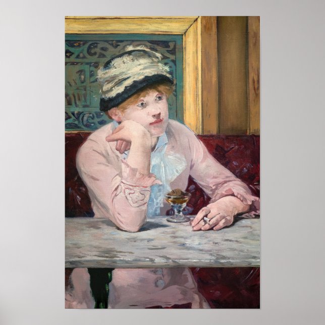 Póster Edouard Manet - Plum Brandy (Frente)