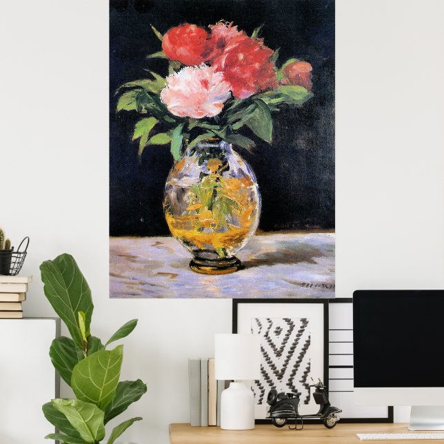 Póster Edouard Manet - Ramo de Flores, (Oficina en casa)