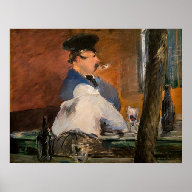 Póster Edouard Manet - The Bar, Le Bouchon (Frente)