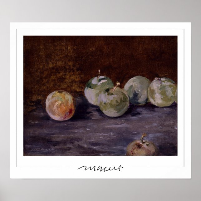 Póster Édouard Manet Zedign Art Poster #10 (Frente)