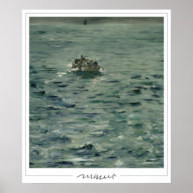 Póster Édouard Manet Zedign Art Poster #12 (Frente)