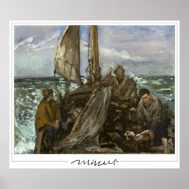 Póster Édouard Manet Zedign Art Poster #15 — 2 (Frente)