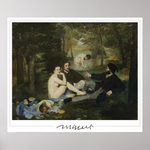 Póster Édouard Manet Zedign Art Poster #213