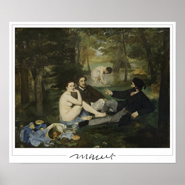 Póster Édouard Manet Zedign Art Poster #213 (Frente)
