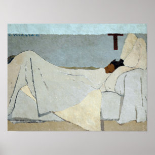 Póster Edouard Vuillard En La Cama