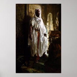 Póster Eduard Charlemont El Jefe Moro