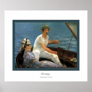 Póster ~ Eduardo Manet del canotaje