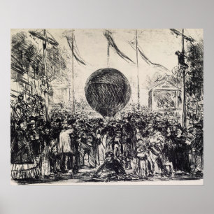 Póster Eduardo Manet - el globo
