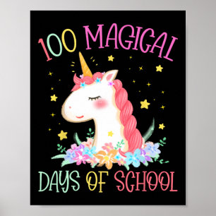 Póster Educación De Chicas Del Día De La Escuela Unicorni