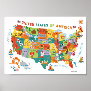 Póster Educación en Estados Unidos