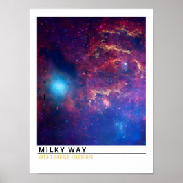 Póster Educación Espacial Vía Láctea