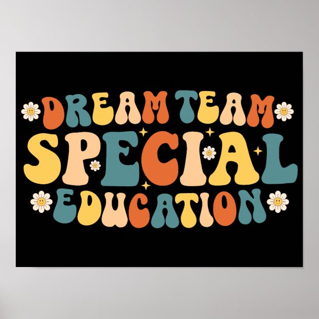 Póster Educación especial de Dream Team (Frente)