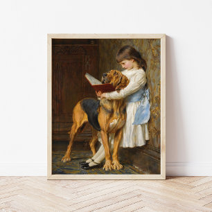 Póster Educación obligatoria   Briton Riviere