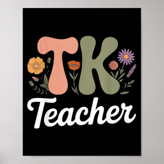 Póster Educador de jardín de infancia transitorio Profeso