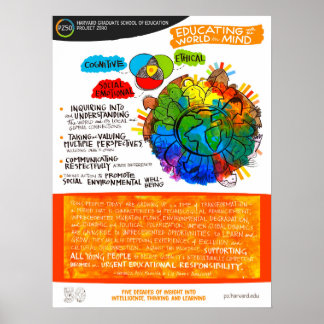 Póster Educar con el mundo en mente - Poster PZ50