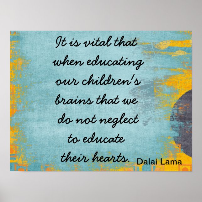 Póster Educar sus corazones (Frente)