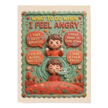 Educativo de gestión de emociones para niños enfad