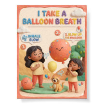 Educativo de Respiración de Globo de Arcilla 3D Li