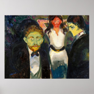 Póster Edvard Munch - Celos