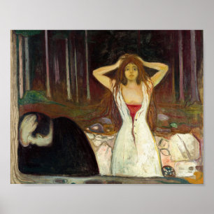 Póster Edvard Munch - Cenizas