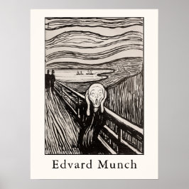 Póster Edvard Munch – El grito (1895)