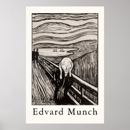 Póster Edvard Munch – El grito (1895)
