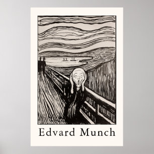 Póster Edvard Munch – El grito (1895)