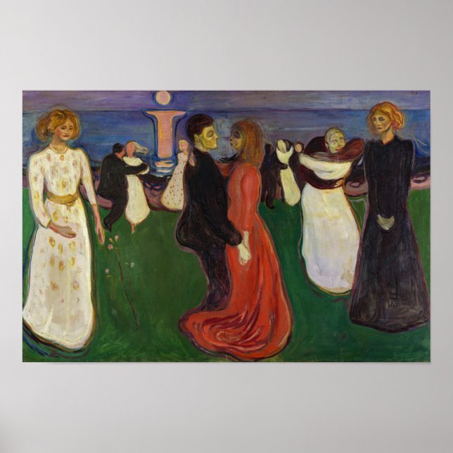 Póster Edvard Munch - La danza de la vida (Frente)