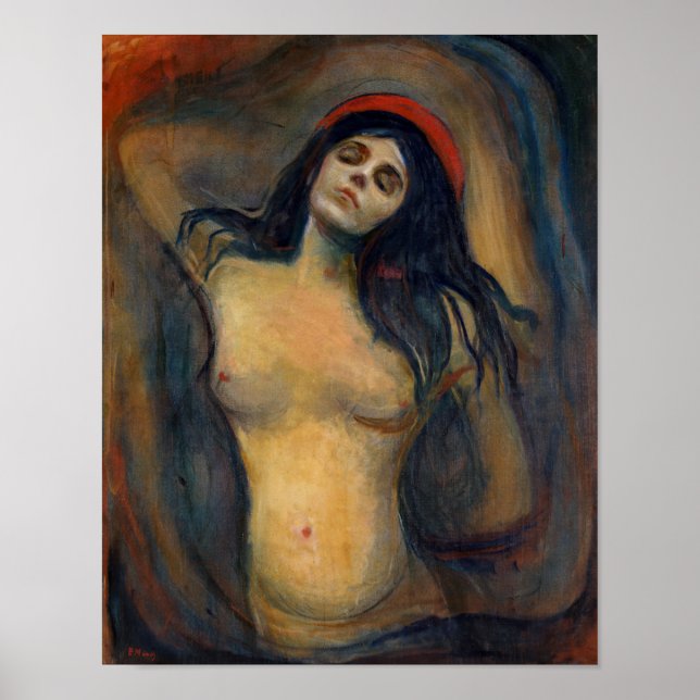 Póster Edvard Munch - Madonna (Frente)