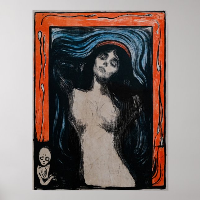 Póster Edvard Munch - Madonna Litografía (Frente)