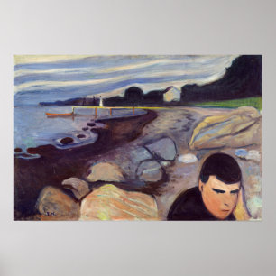 Póster Edvard Munch - Melancholy